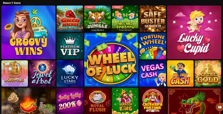 Giochi gratta e vinci sul casinò Winorama con formati a vincita istantanea e contenuti di gioco alternativi